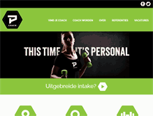 Tablet Screenshot of personalcoach.nl